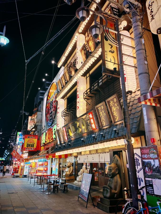 Wutong-40 Minutes Direct To Kansai Airport And 5 Minute Walk To Jr Or Subway Or Nankai Line And 1 Minute To Tsutenkaku The Landmark Of Osaka And Many Japanese Bistros Nearby Exteriör bild